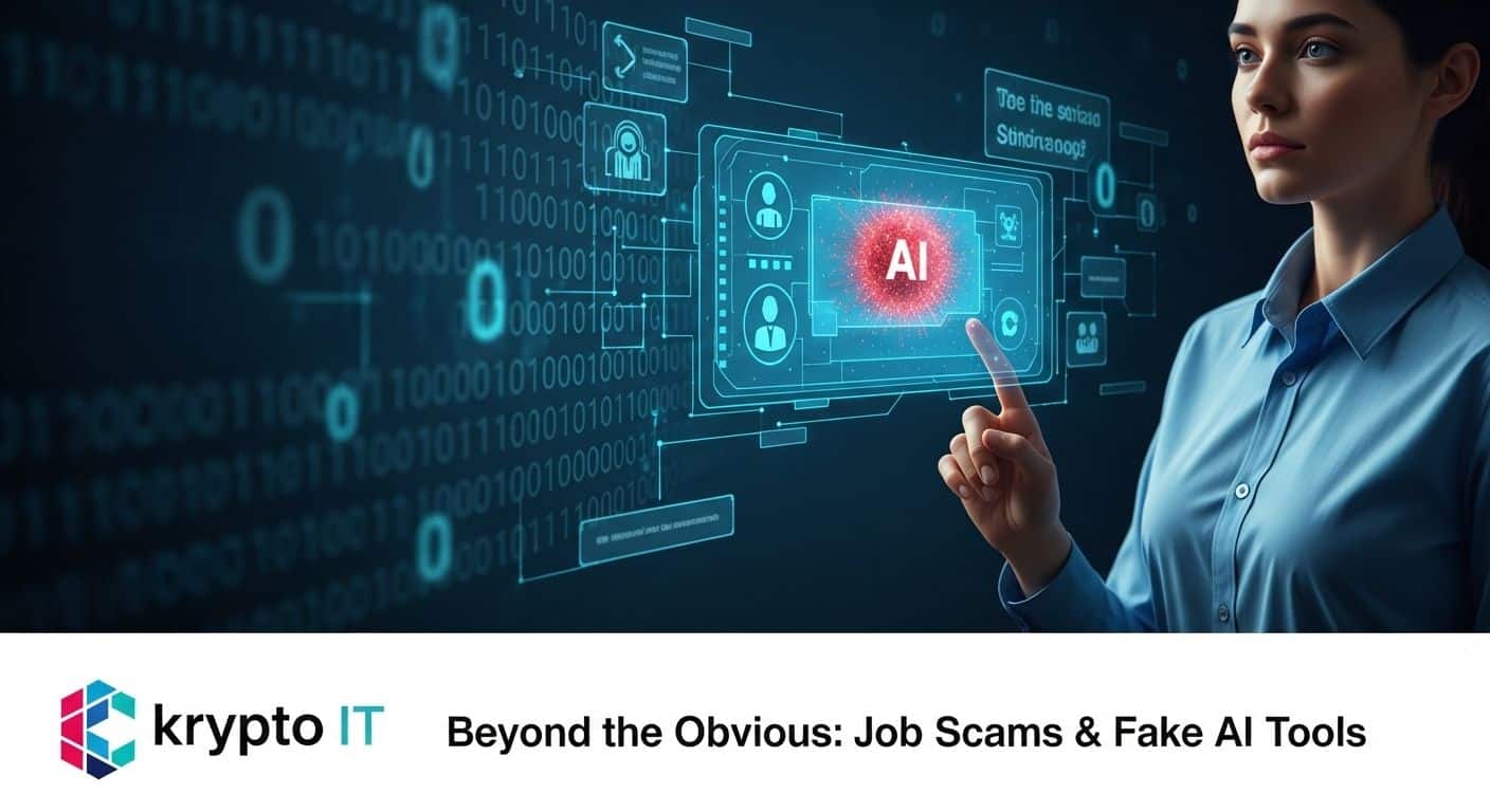 Beyond the Obvious: Job Scams & Fake AI Tools - Krypto IT Managed Cyber ...