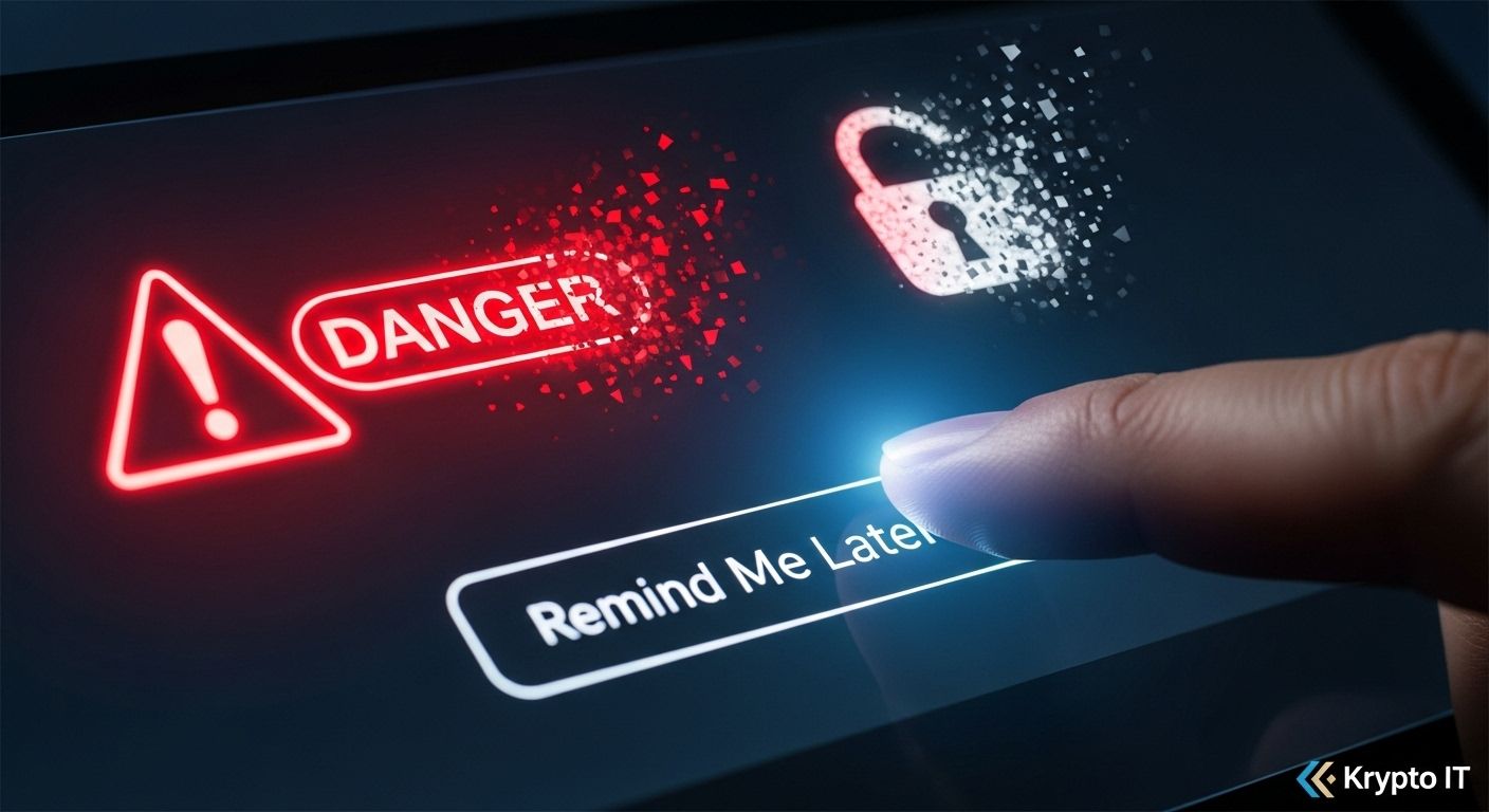 Stop the Snooze: Why Clicking "Remind Me Later" Is a Cybersecurity Nightmare for SMBs 8