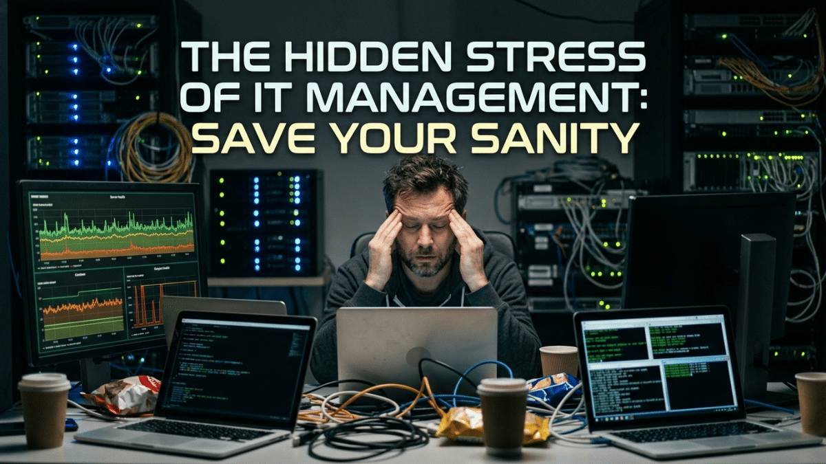 The Hidden Stress of IT Management: Save Your Sanity 4