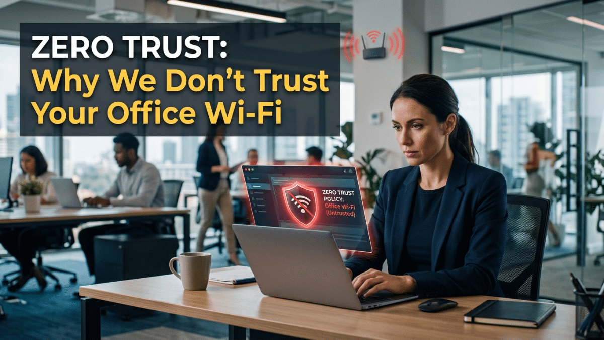 Zero Trust: Why We Don't Trust Your Office Wi-Fi 4