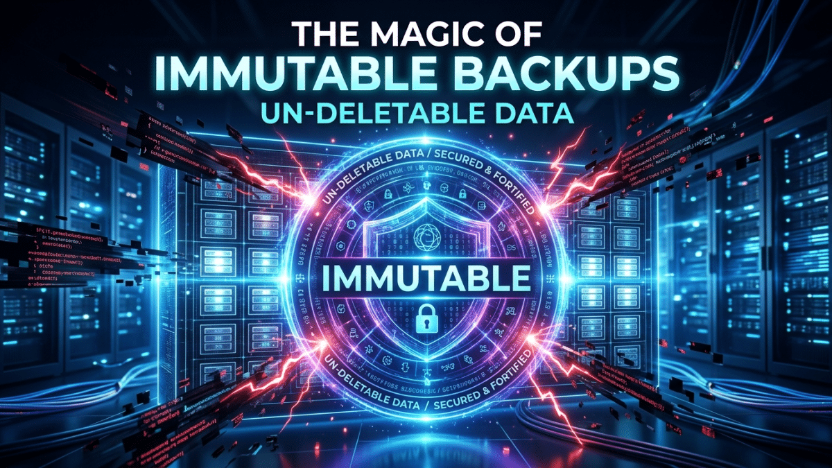 The Magic of Immutable Backups: Un-deletable Data 4