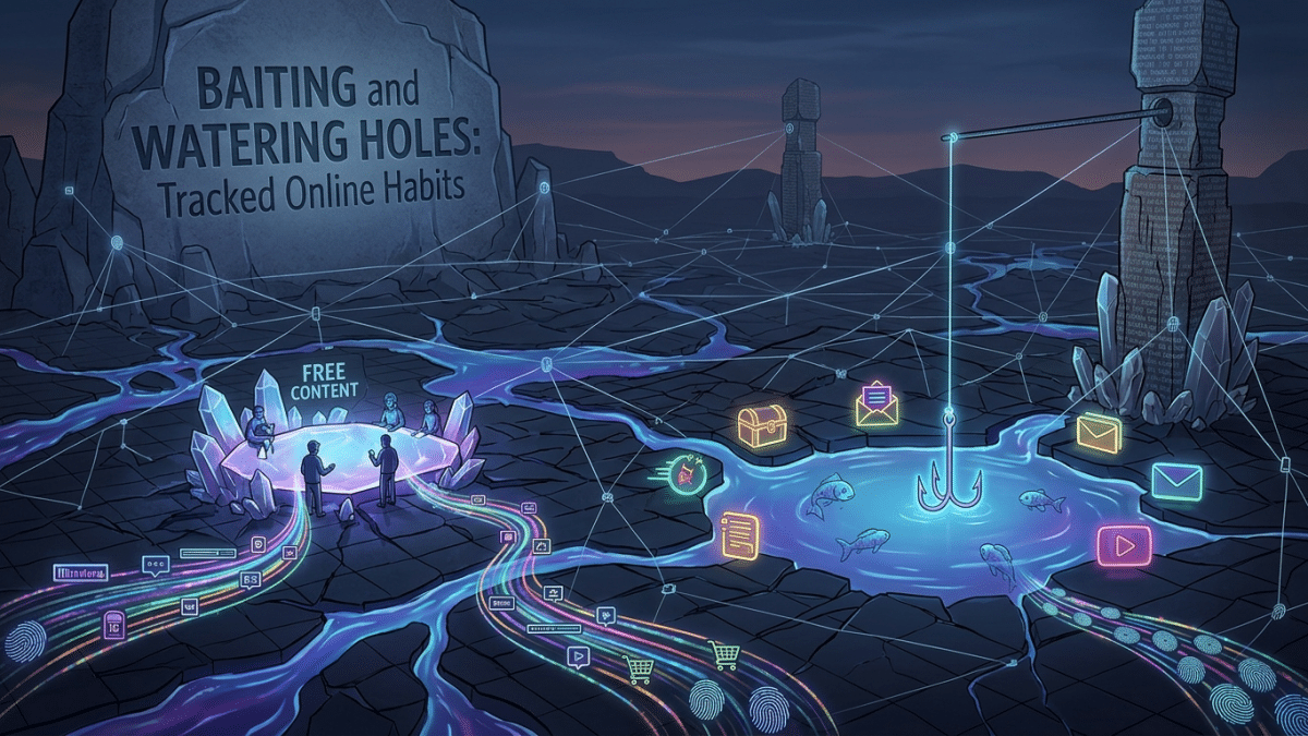 Baiting and Watering Holes: Tracked Online Habits 4