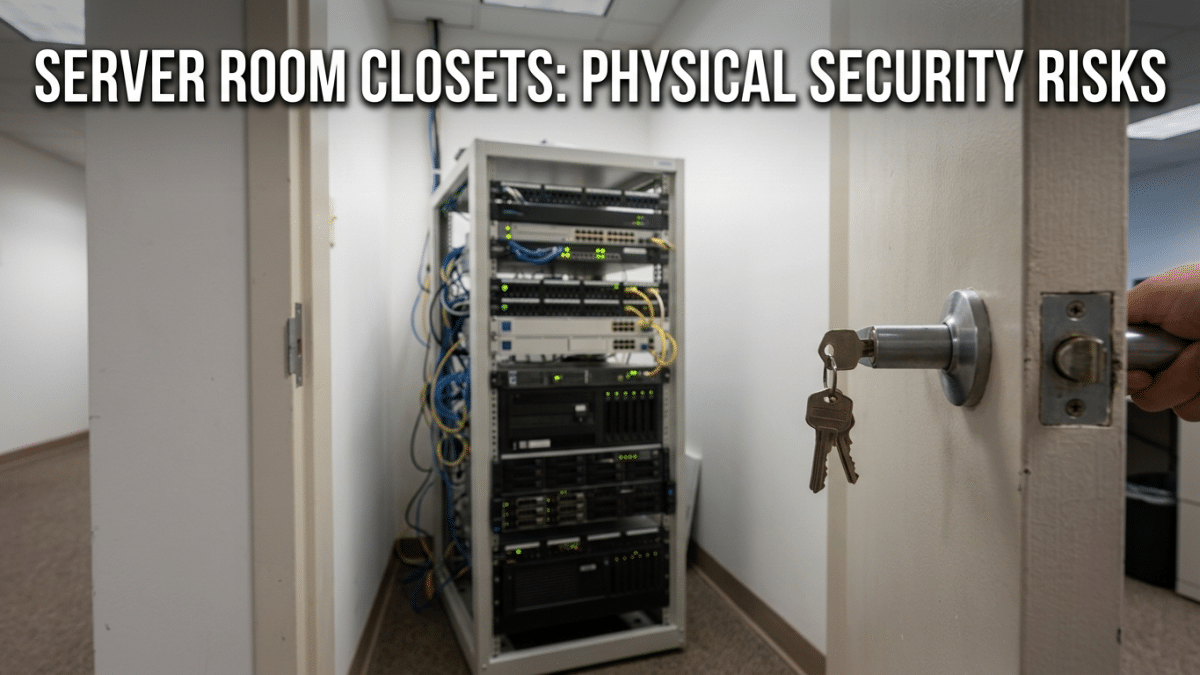 Server Room Closets: Physical Security Risks 4