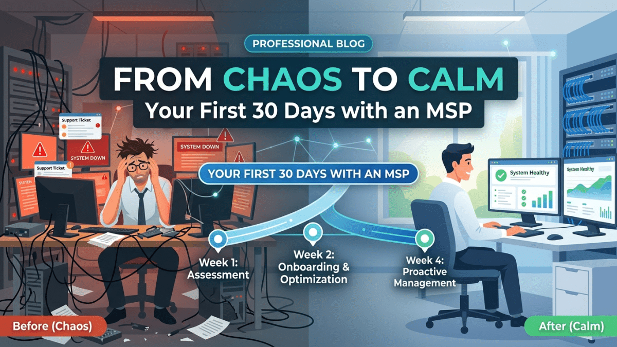 From Chaos to Calm: Your First 30 Days with an MSP 4