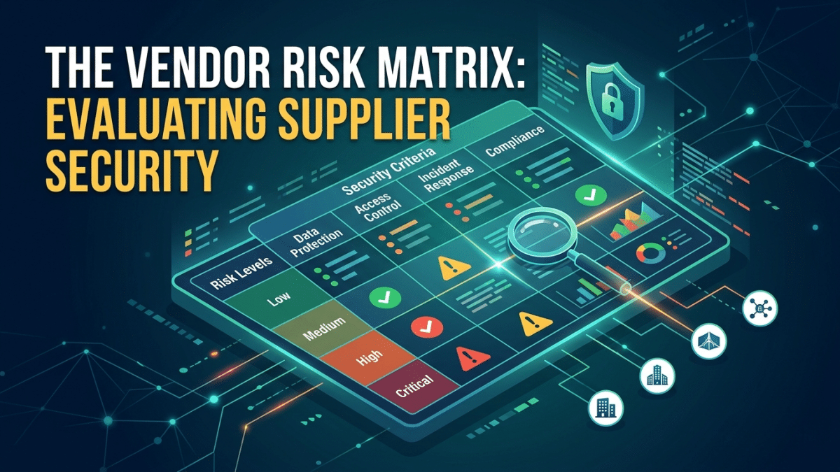 The Vendor Risk Matrix: Evaluating Supplier Security 4
