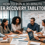 How to Run a 30-Minute Disaster Recovery Tabletop Drill 3