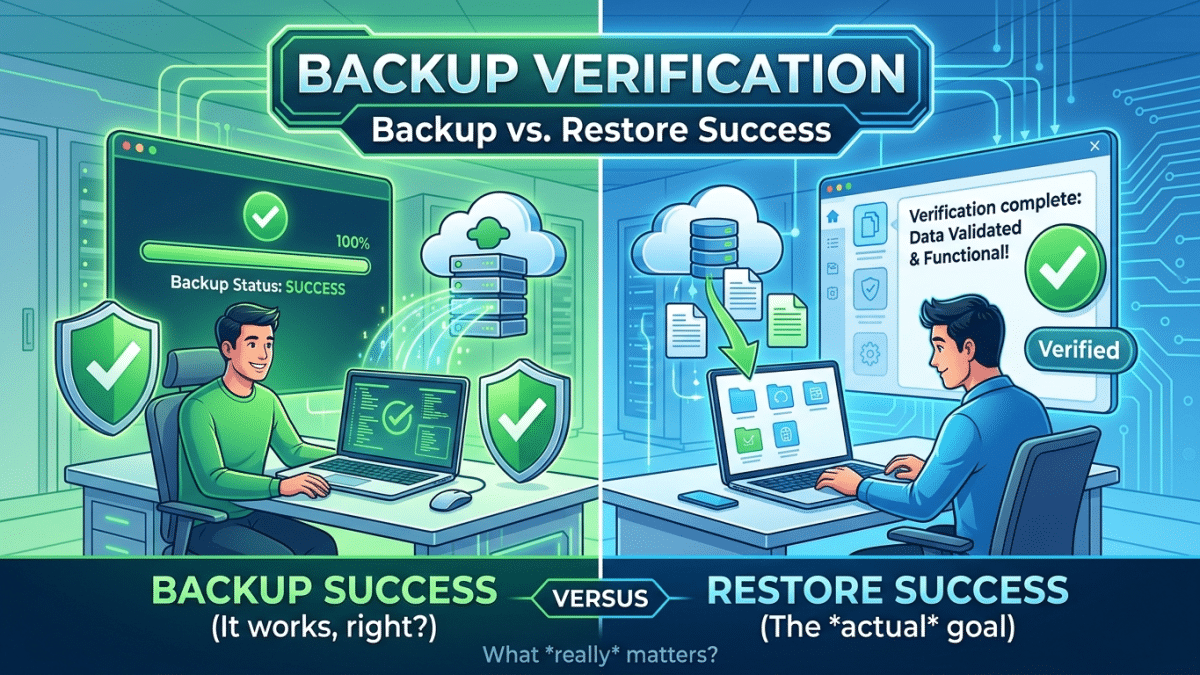 Backup Verification: Backup vs. Restore Success 4