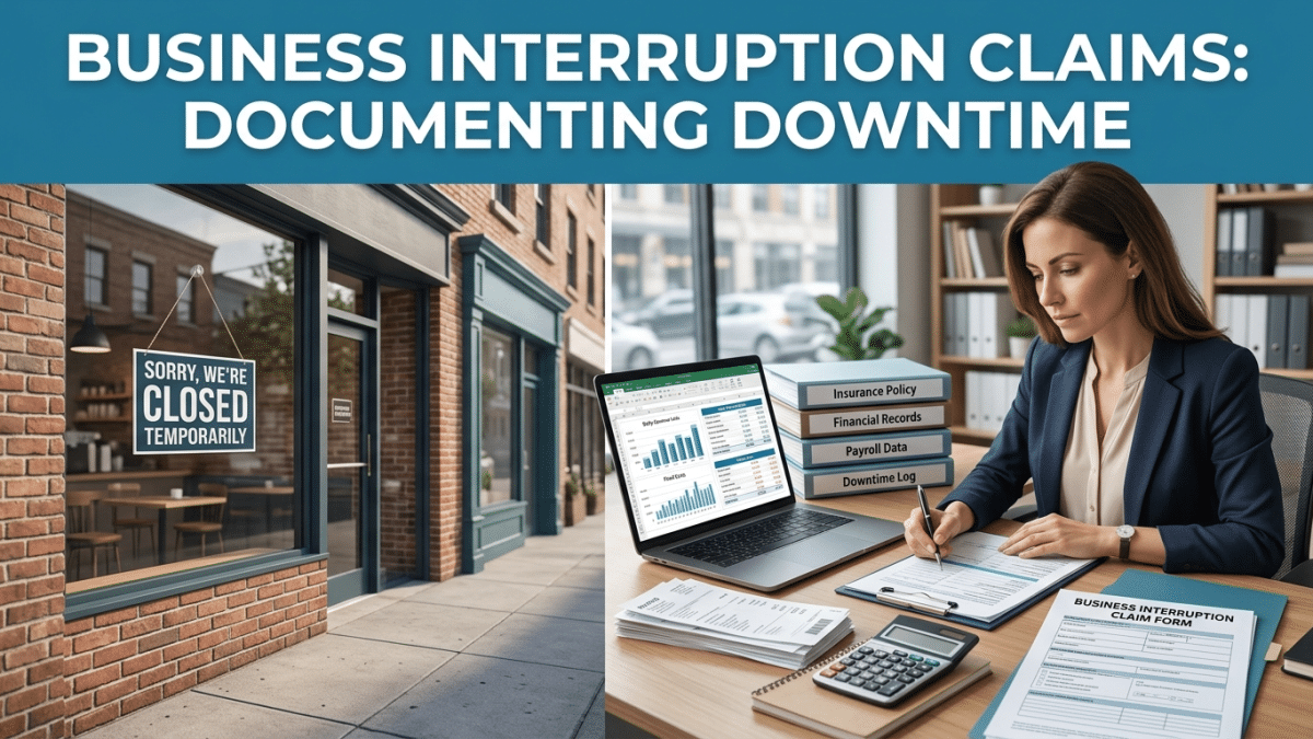 Business Interruption Claims: Documenting Downtime 4