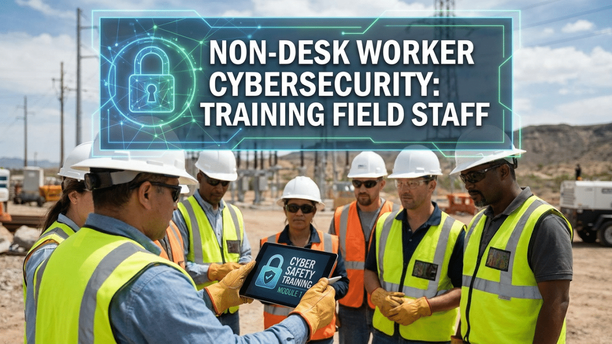 Non-Desk Worker Cybersecurity: Training Field Staff 4